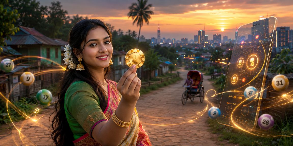 কুমিল্লায় লটারি ও স্পোর্টস বেটিং উপভোগ করছেন একজন ব্যবহারকারী