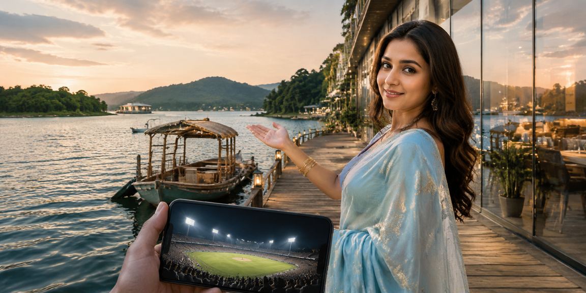 রাঙামাটিতে টস প্রেডিকশন করছেন একজন বেটার, পাহাড়ি পরিবেশে মোবাইলে cl 10 ব্যবহার